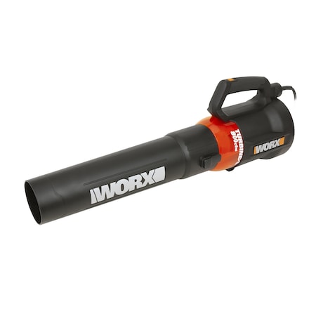 Worx 120 V Corded Turbine 800 Leaf Blower, 420 - 800 cfm, 70 - 135 mph WG521.0